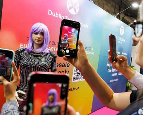 AI Robots at Dublin Tech Summit 2023