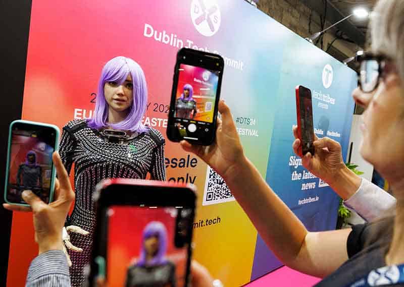 AI Robots at Dublin Tech Summit 2023